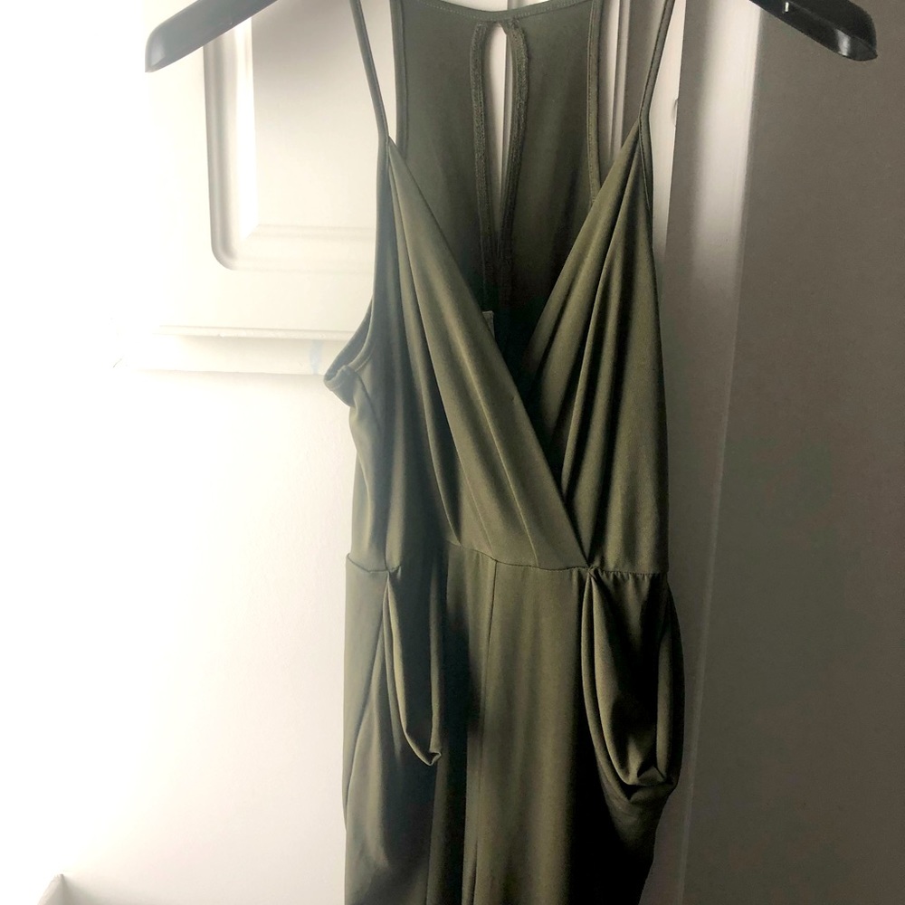 BGBG olive green jumpsuit